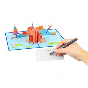 Carte de vœux pop-up Capybara pour anniversaire - Ventes flash - Product Image 4
