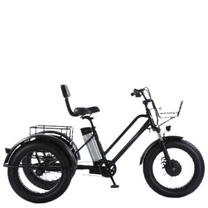 <span class=keywords><strong>Tricycle</strong></span> électrique à assistance au pédalage, 20 pouces, double faisceau, directement de l'usine, batterie lithium 48V, 3 moteurs brushless 500W, 3 roues, urbain - Product Image 2