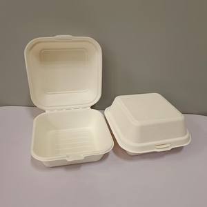 กล่องอาหารกลางวันแบบนำกลับบ้านจากร้านอาหารที่เป็นมิตรกับสิ่งแวดล้อม ผลิตจากเยื่อชานอ้อย ย่อยสลายได้ 100% บรรจุภัณฑ์อาหารแบบใช้แล้วทิ้ง รุ่น <span class=keywords><strong>B888</strong></span> - Product Image 5