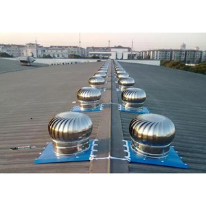 Ventilateur de toit à énergie éolienne de marque chinoise, certifié CE, avec pales en acier inoxydable pour la ventilation des serres - Product Image 1