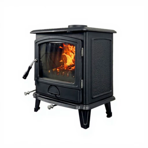 Caminetto Moderno <span class=keywords><strong>a</strong></span> <span class=keywords><strong>Legna</strong></span> <span class=keywords><strong>in</strong></span> <span class=keywords><strong>Ghisa</strong></span> Autoportante per Riscaldamento Domestico, per Soggiorno e Decorazione Villa - Product Image 2