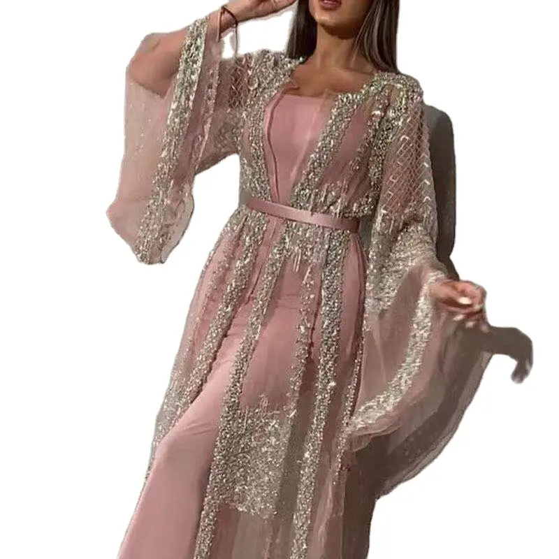 Ladies sequin elegant party dresses women evening gown