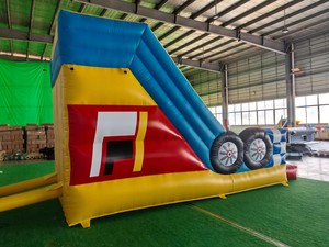 Vente Flash : Toboggan Gonflable <span class=keywords><strong>Voiture</strong></span> de Course, Château Gonflable Durable pour Fêtes d'<span class=keywords><strong>Anniversaire</strong></span> d'Enfants, <span class=keywords><strong>Location</strong></span> pour Parcs d'Attractions et Événements - Product Image 6