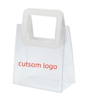 Ventes chaudes Promotionnelles OEM Mode Étui à maquillage en PVC écologique avec fermeture éclair Impression personnalisée du logo Sac de rangement cadeau pour femmes