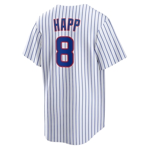 Maglia da <span class=keywords><strong>Baseball</strong></span> dei Chicago Cubs all'Ingrosso con Ricamo # 4 Crow-Armstrong # 8 Ian Happ # Abbigliamento da <span class=keywords><strong>softball</strong></span> 23 Ryne Sandberg - Product Image 4