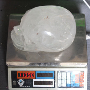 11 Để 12Kg Mỗi Tay Khắc Tự Nhiên Rõ Ràng Thạch Anh Đá Spiritural Chữ<span class=keywords><strong>a</strong></span> Bệnh Đá Lớn Lớn Hộp Sọ Pha Lê Cho Trang Trí Nội Thất - Product Image 4