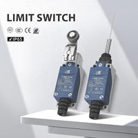 Interrupteur de fin de course YIJIA YJME-8104 DPST 10A 440V, sécurité, levier à rouleau vertical en caoutchouc, positionnement rotatif, protection IP65, étanche à vis
