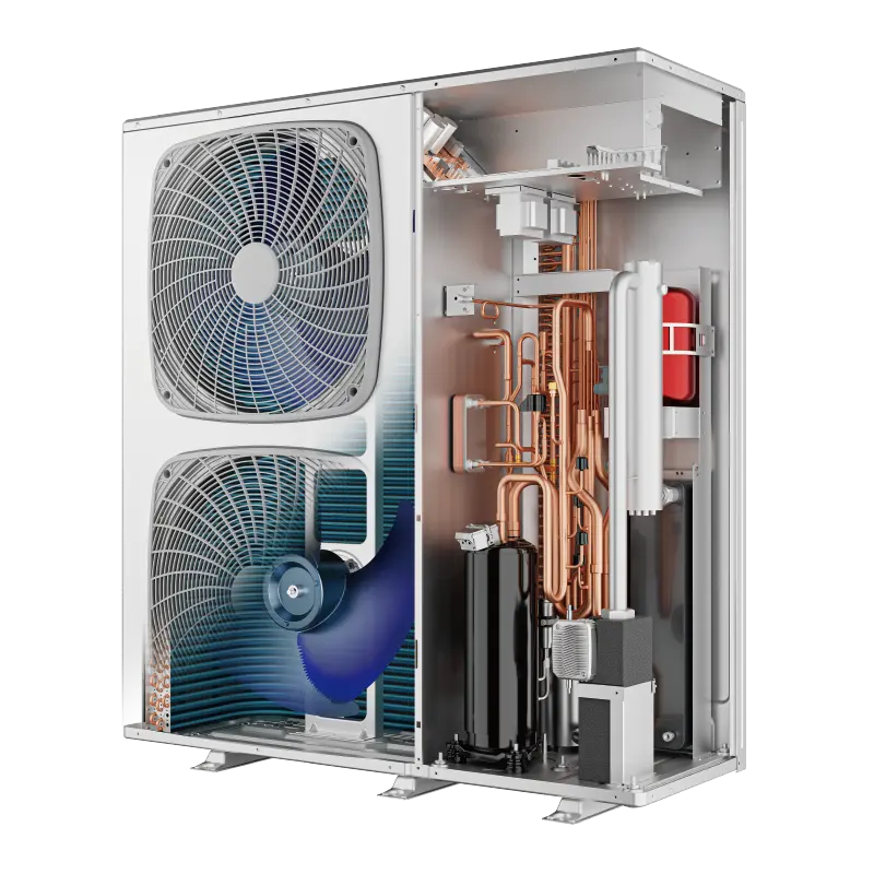 Haier ısı pompası SU ISITICI ve klima üreticileri yüksek verimlilik R32 yerli ısıtma soğutma Hvac ünitesi