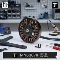 Moteur brushless anti-gravité TMOTOR MN6007 V2 à couple élevé pour drone UAV, quadricoptère, levage lourd, longue endurance, mise à niveau