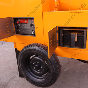 Fabricación móvil Super calidad 800 <span class=keywords><strong>litros</strong></span> mezclador de hormigón automático con escalera de elevación con componente de motor clave - Product Image 5