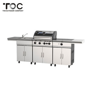 Proveedor <span class=keywords><strong>de</strong></span> China <span class=keywords><strong>de</strong></span> acero inoxidable <span class=keywords><strong>de</strong></span> bajo precio <span class=keywords><strong>de</strong></span> cocinas al aire libre barbacoa parrilla <span class=keywords><strong>de</strong></span> <span class=keywords><strong>Gas</strong></span> - Product Image 1