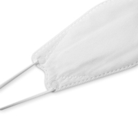 Masque facial jetable KF94 en tissu non tissé, respirateurs écologiques pliables à boucles auriculaires
