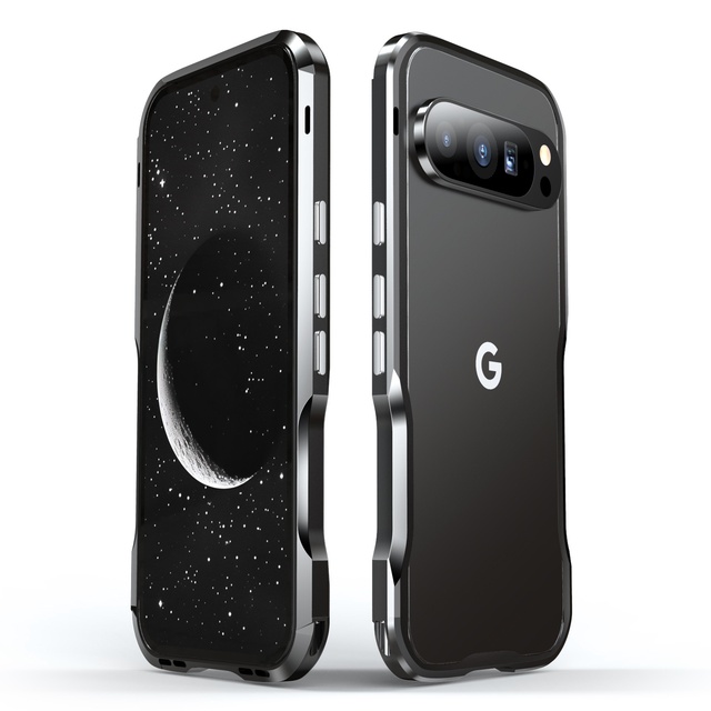 Compatible with Google Pixel 9/9Pro/10Pro XL Screw-Lock Metal Frame Phone Case with Heat Dissipation