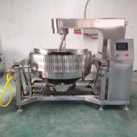 Wok de cuisson à agitation planétaire, chauffage vapeur/gaz/électrique, acier inoxydable 304, capacité 100-800L, contrôle intelligent, usage professionnel pour boulangerie