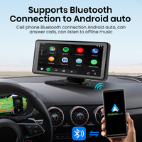 Marca personalizada inalámbrica CarPlay Monitor IPS pantalla Android Auto Touch WIFI FM BT 5,0 cámara de visión trasera reproductor Multimedia AUX