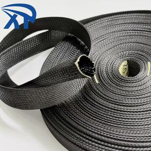 Proveedor Chino de Fibra de Carbono, Fundas Expandibles para Cables de Fibra de Carbono de 25 mm, Rollo de Tela Trenzada de 10 mm - Product Image 3