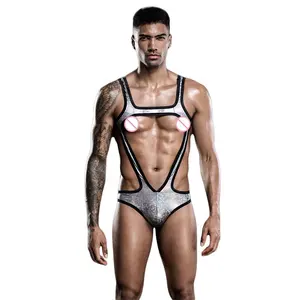 Sexy Men's Underwear Sexy Teddy Lingerie for halloween costumes adults men bodysuit