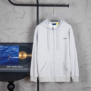 Felpa con Cappuccio Classica RL in Cotone 100% con Ricamo Cavallo, Stile Casual Sportivo Quotidiano, con Cerniera, Modello per Coppia - Product Image 4