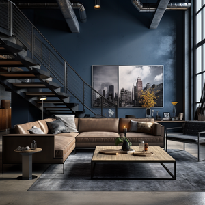 2024 AI New York Collection de meubles de maison de style industriel Concept créatif Design Dessins 3D pour les résidents du salon - Product Image 5