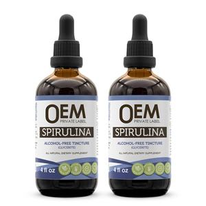 OEM有機藻類クロレラスピルリナ液滴ビーガンプロテインが豊富クロロフィルスピルリナタブレットスリム用スピルリナパウダー - Product Image 5