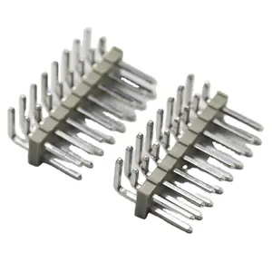 4.2mm spacing positions 02-40pin Height 2.5mm Dual Row Male Header Right angle pin header dual row right angle connector
