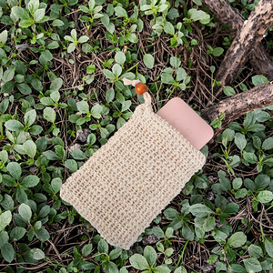 Sac à <span class=keywords><strong>savon</strong></span> en sisal 100% naturel, zéro déchet, sans plastique, pochette en filet pour <span class=keywords><strong>savon</strong></span> en barre, exfoliant, moussant, pour le bain et les toilettes - Product Image 2