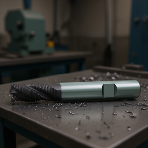 ดอกกัดงานหยาบแบบ HSS Co End Mill รุ่น TA1419 เคลือบ TiAlN มุมเกลียว 30 องศา 4 ฟลุต พร้อมก้านเชื่อมแบบ Weldon - Product Image 3