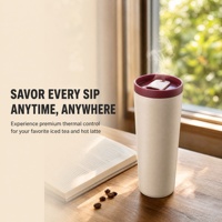 Bouteille isotherme en acier inoxydable OEM 710 ml, double usage avec couvercle à paille et à bec verseur, grande tasse de voyage