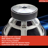Subwoofer Stéréo Auto 18 Pouces, 3000W RMS, Graves Puissantes, Haut-parleur Subwoofer Voiture 18" 6000W SPL Crête