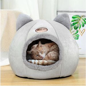 Nueva comodidad para dormir profundo en invierno, alfombrilla para Cama de Gato, cesta, productos para casa de perro pequeño, tienda de campaña para mascotas, nido de cueva acogedor para interiores - Product Image 3