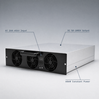 Composant essentiel de la station de recharge de véhicules électriques KRJI 60kW/1000V, le module de conversion de puissance AC-DC