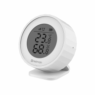 Détecteur d'intérieur compatible Zigbee Heiman Matter, capteur de température et d'humidité avec écran LCD pour une vie intelligente à la maison