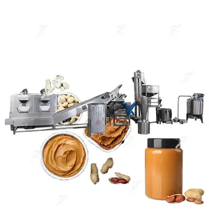 Nuss Erdnuss Kommerzielle Tahini Sesam Paste Erdnuss butter Herstellung Maschine Linie