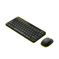 Ensemble clavier programmable sans fil USB Logitech MK240Nano 104 touches pour ordinateur portable et bureau, souris compacte portable silencieuse 1000 DPI en stock