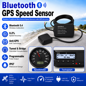 Capteur <span class=keywords><strong>de</strong></span> <span class=keywords><strong>vitesse</strong></span> GPS Bluetooth avec compensation d'odomètre pour tachymètre à impulsions - Product Image 1