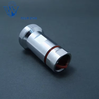 Câble d'alimentation en mousse 1/2'' à faible teneur en PIM, connecteur coaxial étanche RF DIN femelle 7/16 à pince