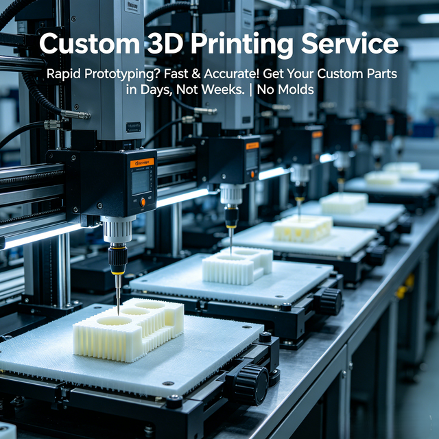Low Volume OEM Custom 3D Printing & CNC Machining | High Quality SLA Resin / ABS / PLA Plastic Fast Prototype Service