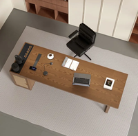 Nouvelle table de réception/bureau moderne en bois massif 2026, double usage pour bureau et chambre