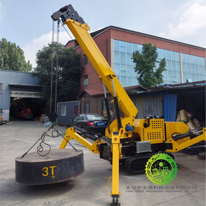 Mini-grue araignée mobile à chenilles pour ascenseur, avec flèche télescopique, capacités 1, 3 et 5 tonnes - Product Image 6