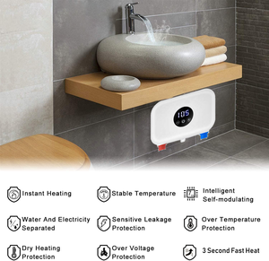 Chauffe-<span class=keywords><strong>eau</strong></span> électrique instantané pour la cuisine, haute température, bon marché, sous l'évier, pour le bain - Product Image 5