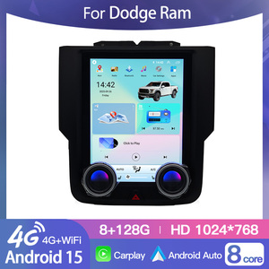 วิทยุ HFMidia หน้าจอแนวตั้ง 9.7 นิ้ว พร้อมบลูทูธ สำหรับ Dodge Ram ปี 2013-2015 รองรับ Wireless CarPlay และระบบเล่นอัตโนมัติ - Product Image 2