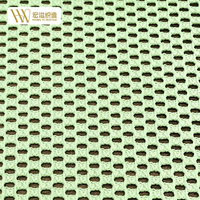 Tissu en maille de polyester recyclé monocouche, respirant, tricoté chaîne, léger, pour languettes et empeignes de chaussures d'extérieur