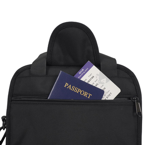 Borsa a Tracolla Nera Professionale per Uomo e Donna con Scomparti per Cellulare e Documenti - Product Image 4