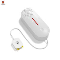 Détecteur de fuite d'eau intelligent WiFi Tuya pour la sécurité domestique, capteur de niveau bas de réservoir, surveillance de niveau d'eau, détecteur de fuite d'eau WiFi avec câble de 80 cm, son de 100 dB