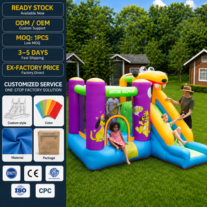 Castillo Inflable para Niños con Tobogán, Castillo Inflable Económico para Jugar en Casa - Product Image 1