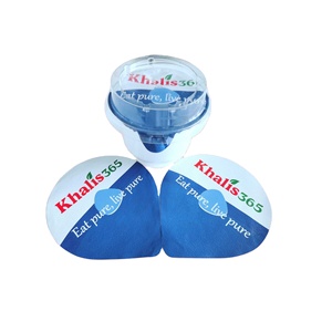 Vaso para Bebidas con <span class=keywords><strong>Tapa</strong></span> <span class=keywords><strong>de</strong></span> Aluminio y Lámina <span class=keywords><strong>de</strong></span> Aluminio para Sellado - Product Image 1