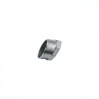 Bouchon hexagonal de qualité stable en acier inoxydable 316L NPT, résistant aux acides, durable aux produits chimiques, bouchon métallique fileté moulé pour valve