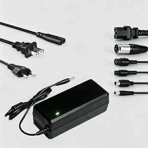 Cargador de Batería de Iones de Litio de 36 V (42 V 2 A), Equipado con 6 Conectores GX12 GX16 <span class=keywords><strong>Mi</strong></span> DC5521 DC5525 XLR de 3 Pines para Bicicleta Eléctrica - Product Image 1