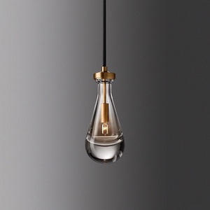 Estilo minimalista moderno de mediados de siglo con cristal de forma redonda de cristal lujoso para sala de estar comedor pasillo - Product Image 4