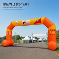 Arche gonflable publicitaire pour agences de publicité, arche personnalisée avec logo pour organisateurs de courses et promotions d'événements